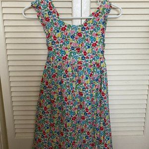 Boden Bow Back Printed Dress Size 9-10Y
